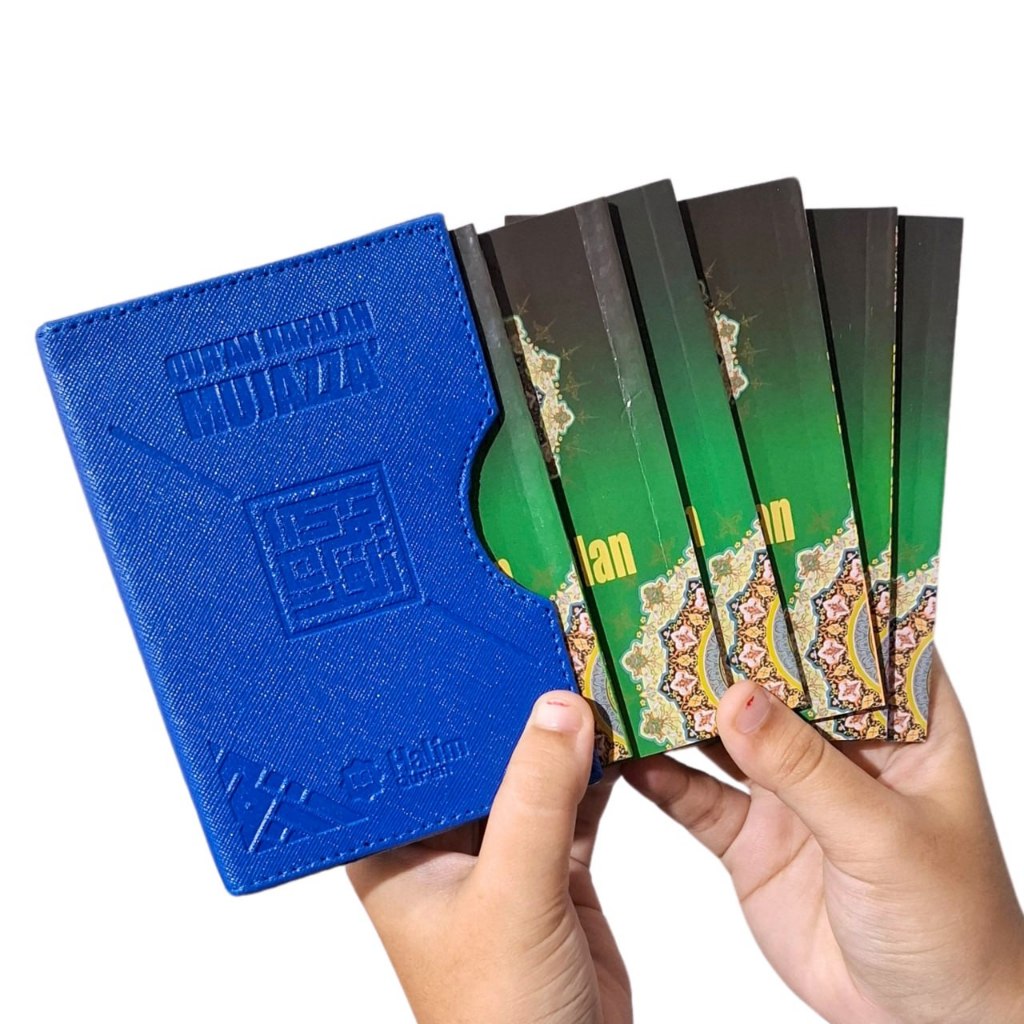 Al Quran Hafalan Mujazza Per 5 Juz Ukuran B7 Saku Box Kulit Tanpa Terjemahan Al Quran Halim Penerbit