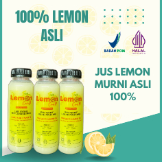 

Paket 3 Botol Sari Lemon 250ML Pure Lemon Fresh 100% Asli