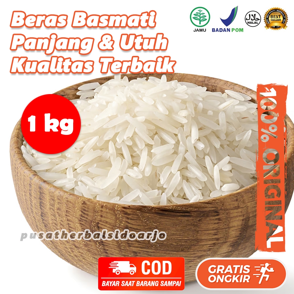 

Beras Basmati 1 kg Murah Beras Arab India Panen Baru