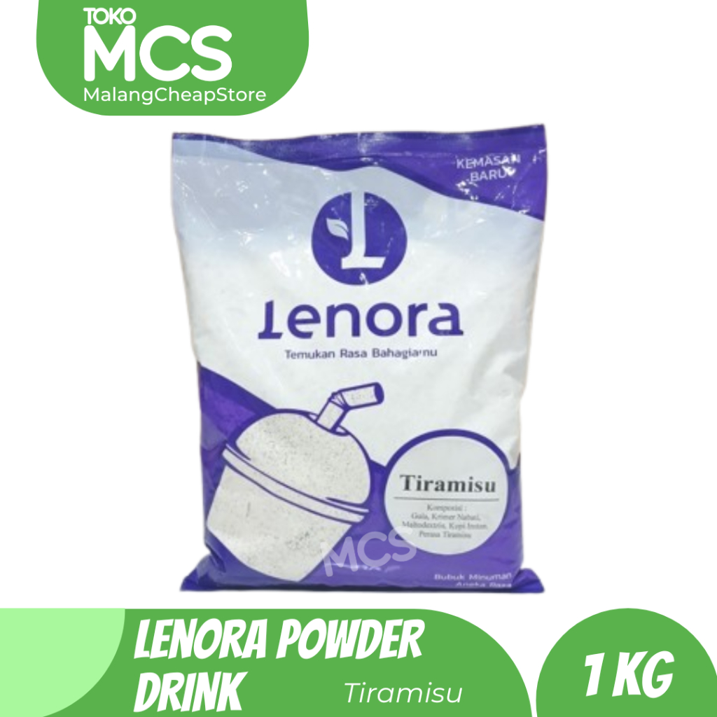 

LENORA bubuk minuman rasa TIRAMISU 1KG