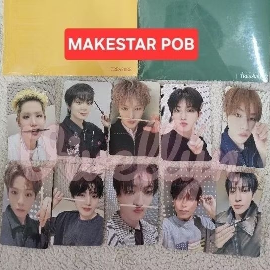 READY Photocard PC Treasure Pleasure Yellow POB Makestar Pencil official Hyunsuk Jihoon Yoshi Junkyu