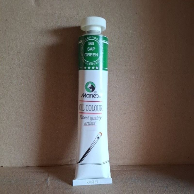 

cat minyak / oil colour maries 50 ml SAP GREEN 568