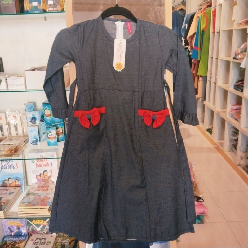 baju gamis anak perempuan merk labella