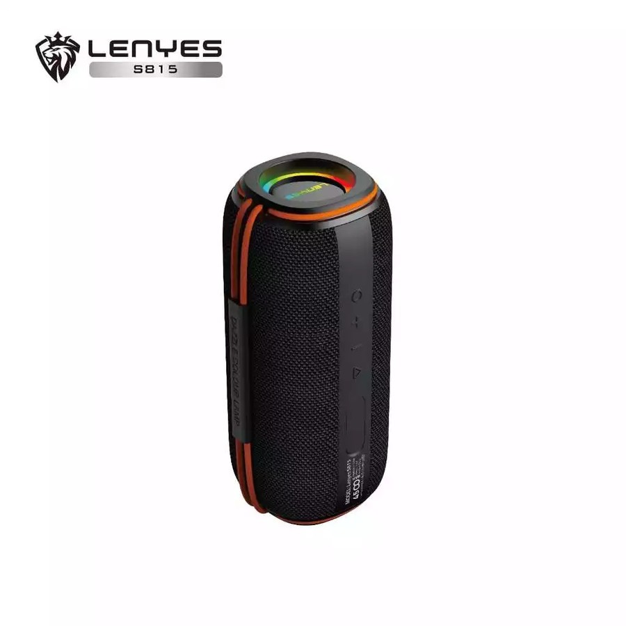 Lenyes S815 30W Wireless Bluetooth Speaker with Hifi Stereo Bass, RGB Light, and Waterproof IPX6 Fea