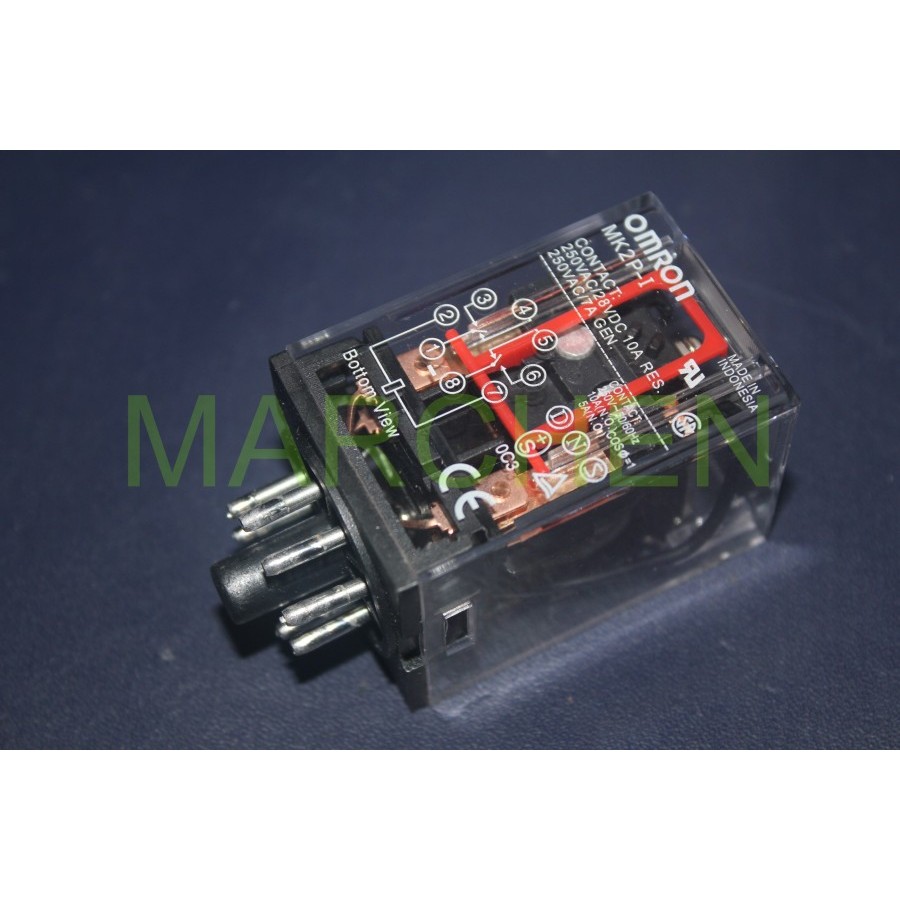 RELAY MK2P 8 PIN 220V MK2P AC-220V OMRON ASLI ORI INDONESIA