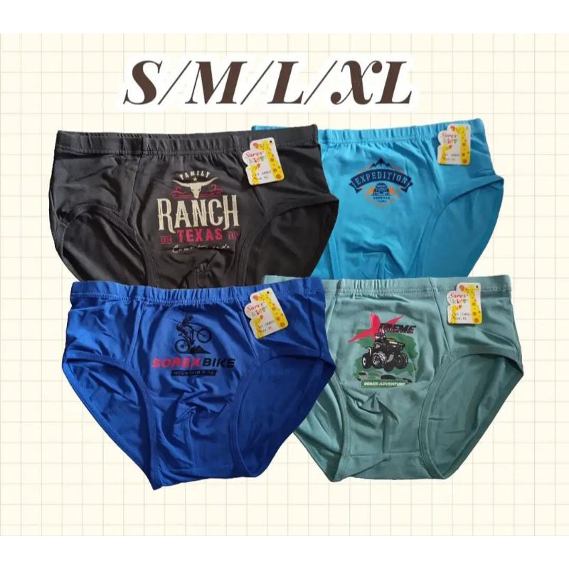 CELANA DALAM ANAK SEGITIGA SOREX/ CD ANAK SOREX 100% ORIGINAL NYAMAN MOTIF