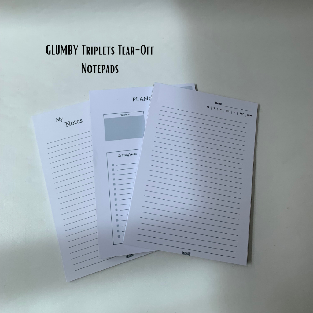 

GLUMBY Triplets Tear-Off Notepads