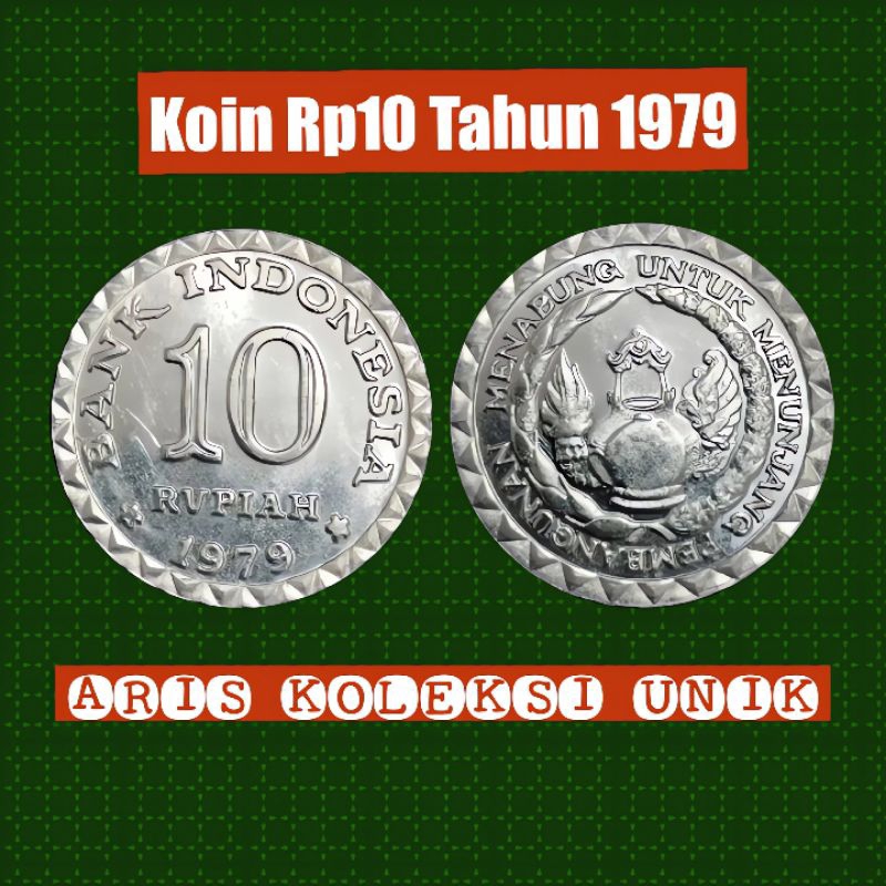 koin 10 rupiah tabanas tahun 1979