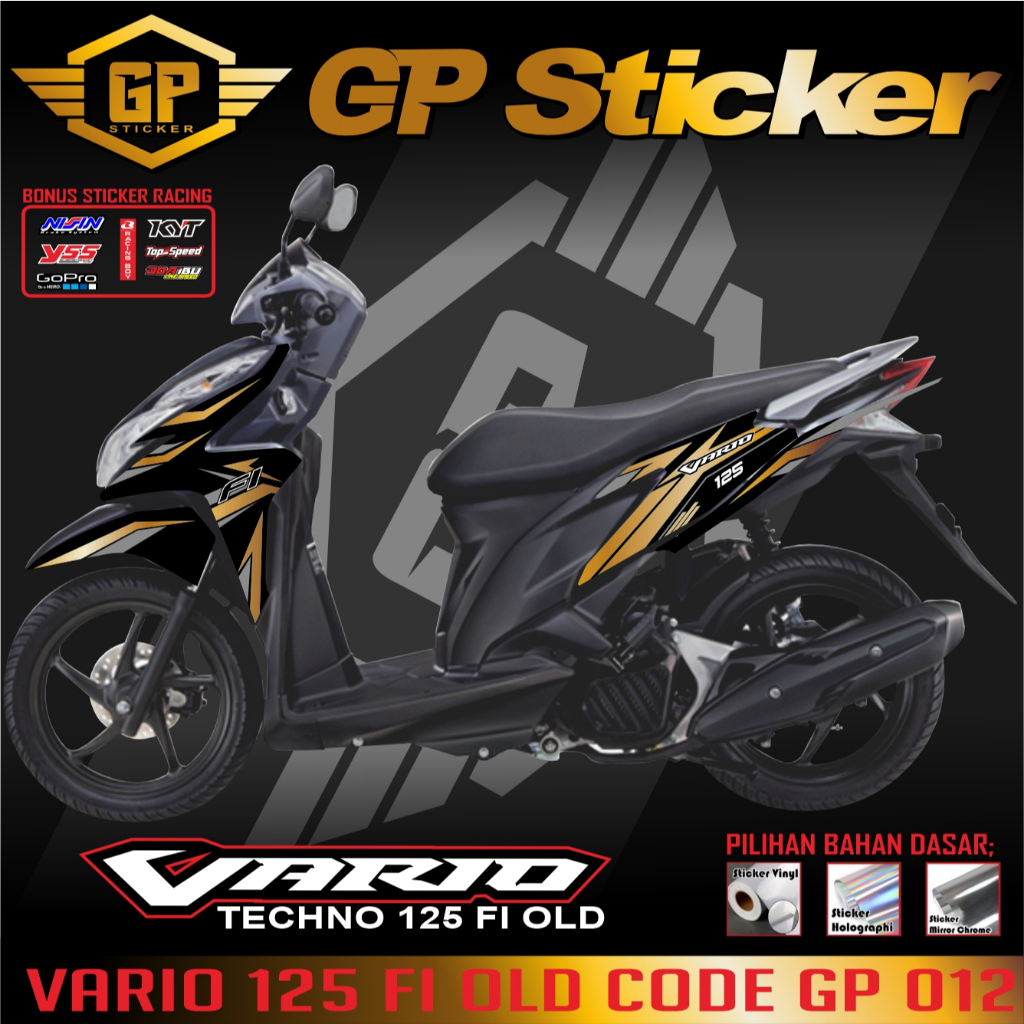 STRIPING CLICK / STIKER VARIO 125 FI OLD STRIPING VARIASI STRIPING VARIO 125 FI OLD GP 012