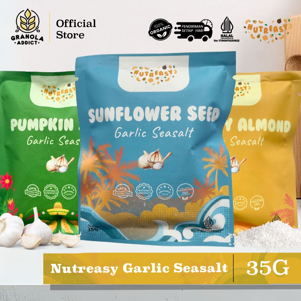 

Granola Addict - Nutreasy Garlic Seasalt