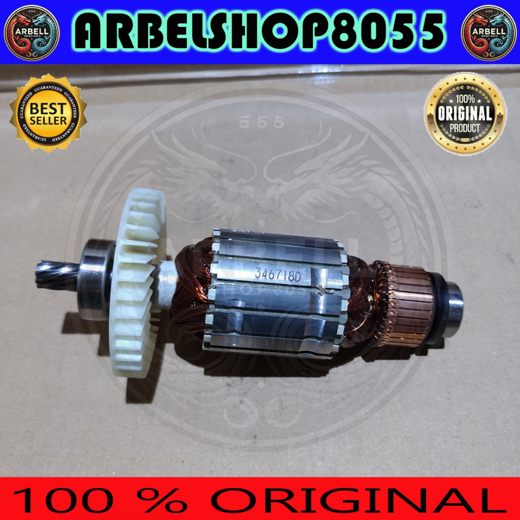 Armature / Rotor / Angker Mitter Saw LS 1040 Potong Alumunium 10" Makita Type  LS1040 PN 516718-8 OR