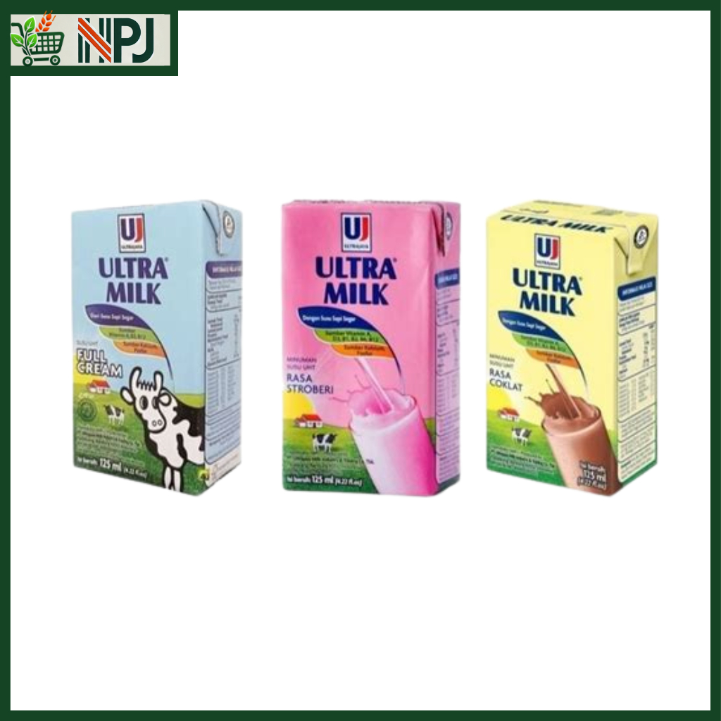 

Ultra Milk UHT 125ml – Susu Kotak Mini Original, Cokelat, Stroberi