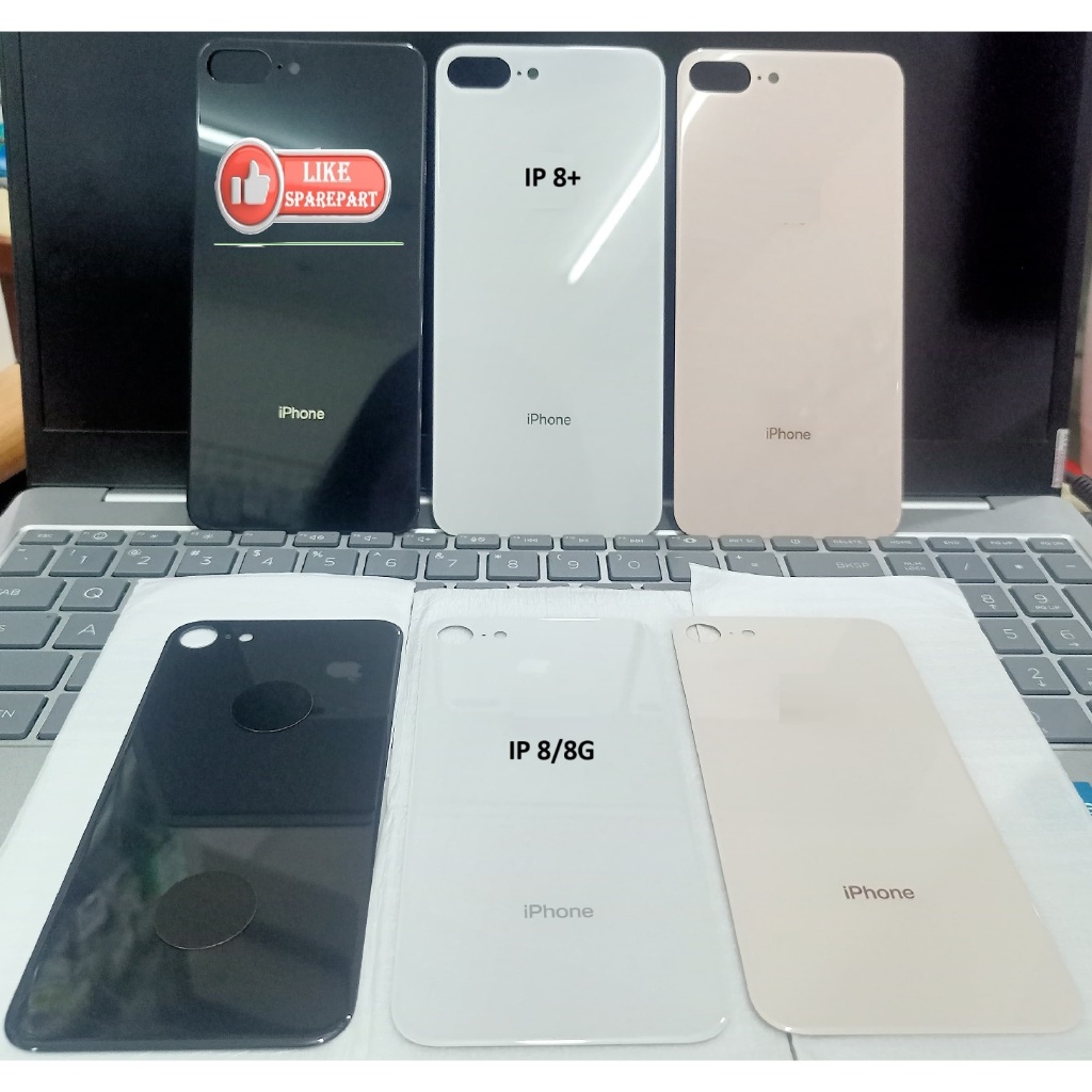BACKDOOR IPHONE 8 / 8+ / 8 PLUS / BACK GLASS / BACKGLASS / TUTUP BELAKANG - NEW PRODUCT