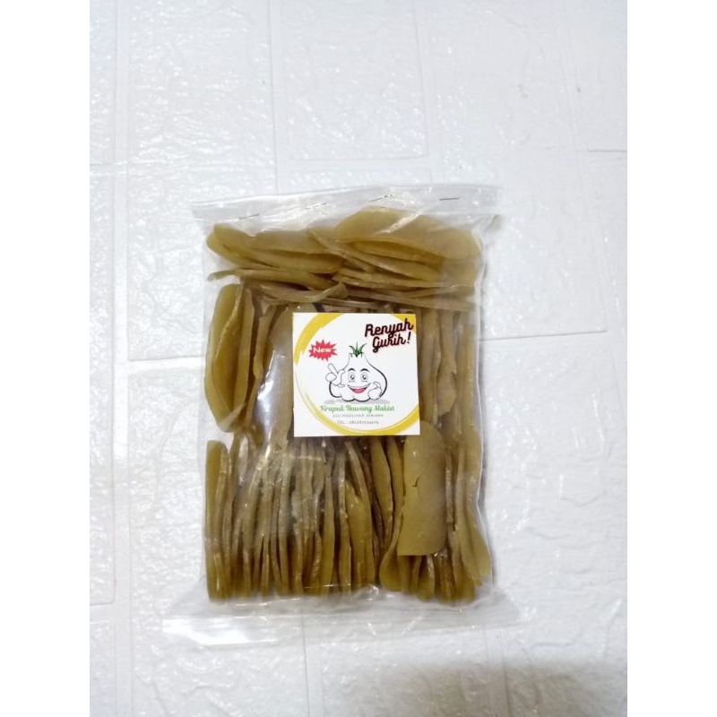 

makist krupuk bawang mentah 250g