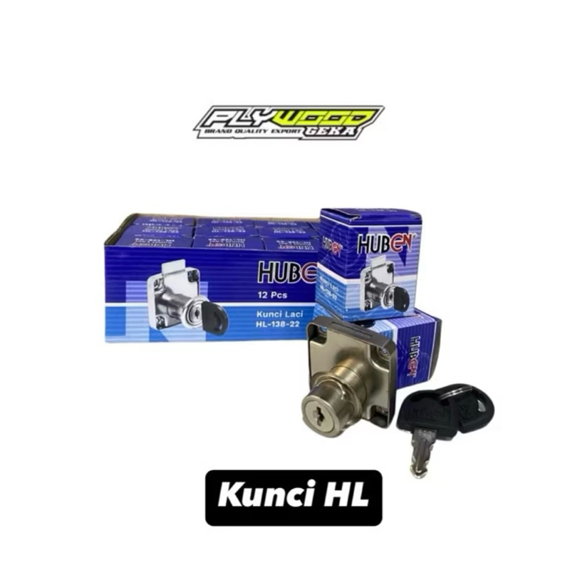kunci camlock huben hl138-22/ kunci loker / kunci laci hl 138-22mm