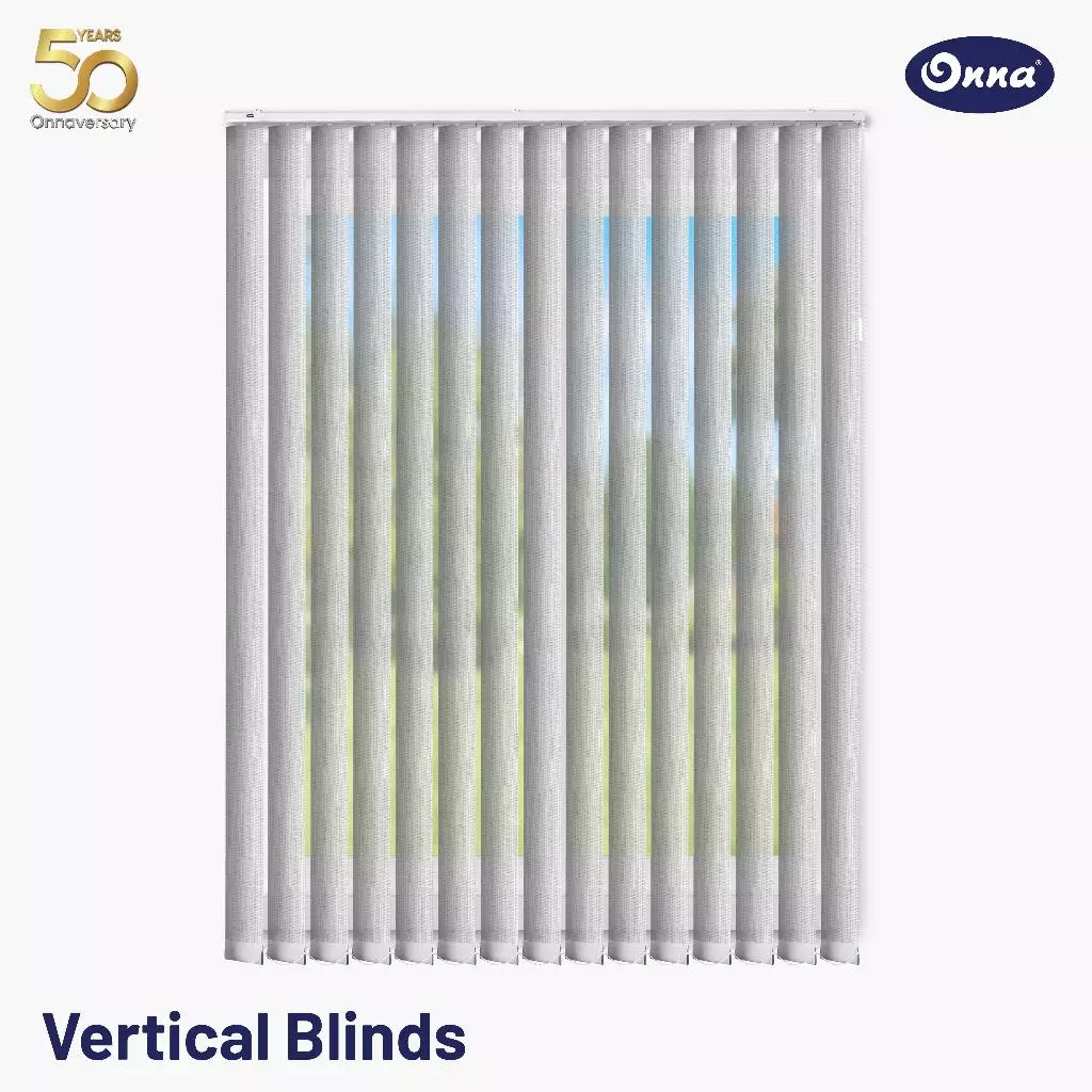 ONNA Vertical Blind Gorden / Tirai Vertikal Jendela Minimalis Modern (Ukuran Custom)