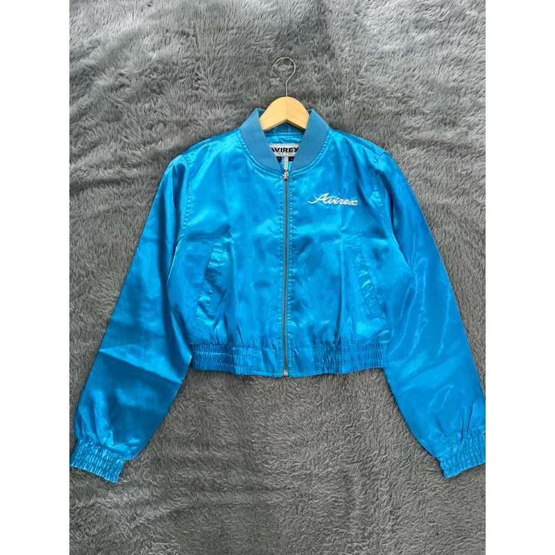 JAKET BOMBER AVIREX CROP