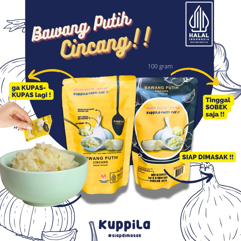 

Kuppila Bawang Putih Cincang