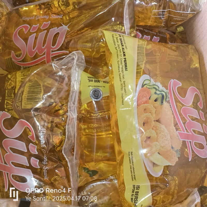 

Minyak Goreng Siip 900ml