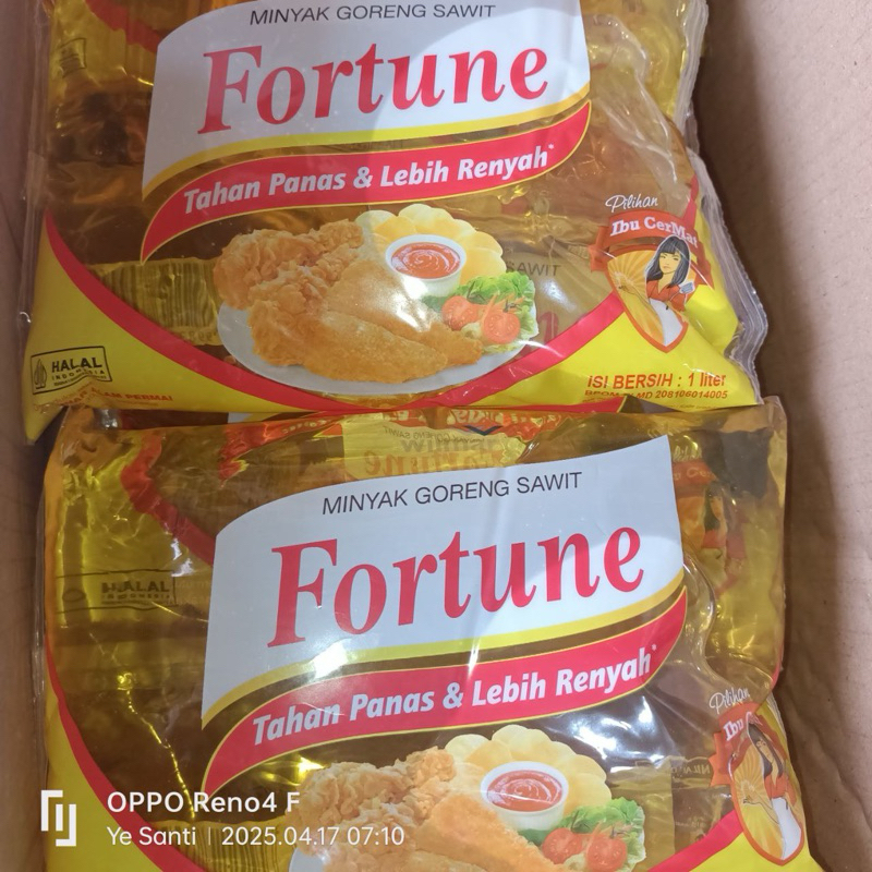

Minyak Goreng Fortune 1liter