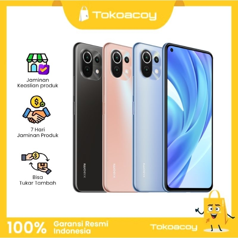 Xiaomi Mi 11 Lite 8/128GB Garansi Resmi Fullset