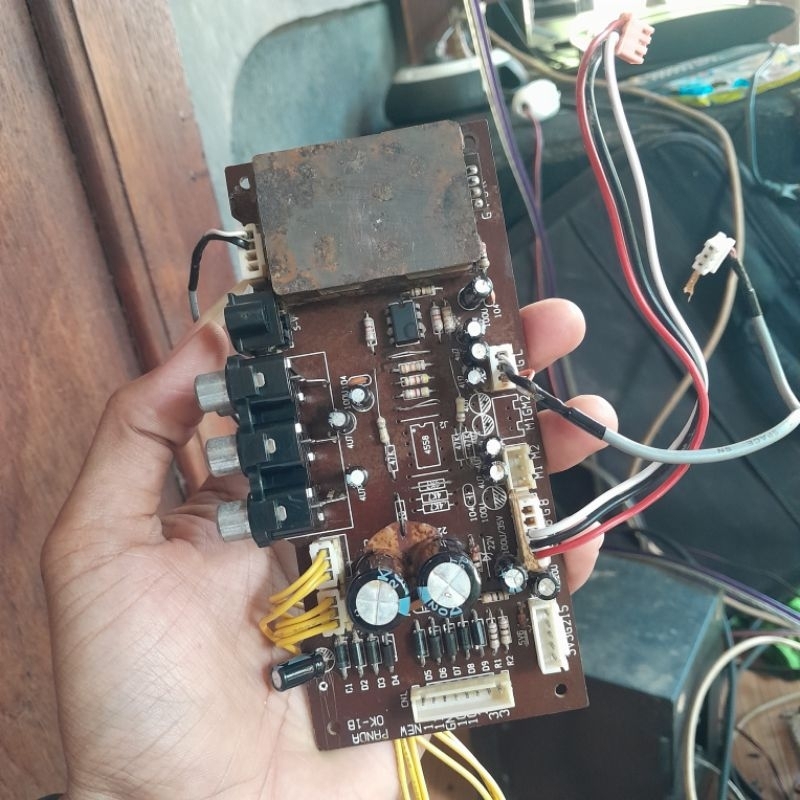 rangkaian rf vcd jadul-modul rf dvd vcd 1set pcb