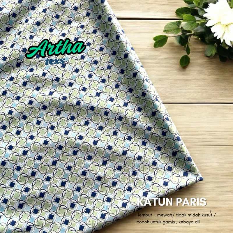 kain katun paris premium motif batik