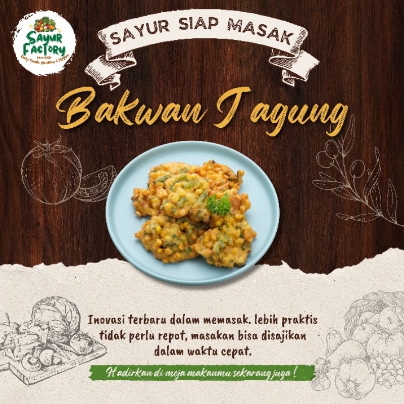 

Paket Siap Masak Gorengan Bakwan Jagung