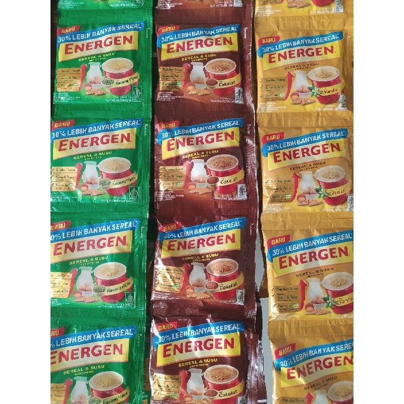 

Energen Sereal & Susu Bersinergi 32g isi 10 Saset