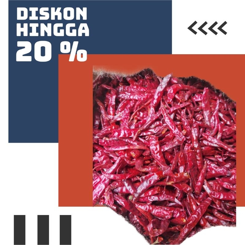 

CABE KERING TEJA BEST PREMIUM EXTRA PEDES KUALITAS NO 1