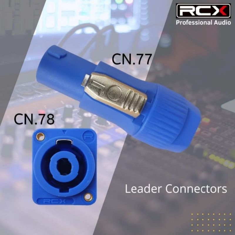 RCX CN-77 CN-78 JACK SOKET AUDIO SPIKON SPICON PROFESSIONAL CONNECTOR AUDIO HIGHT QUALITY ORIGINAL