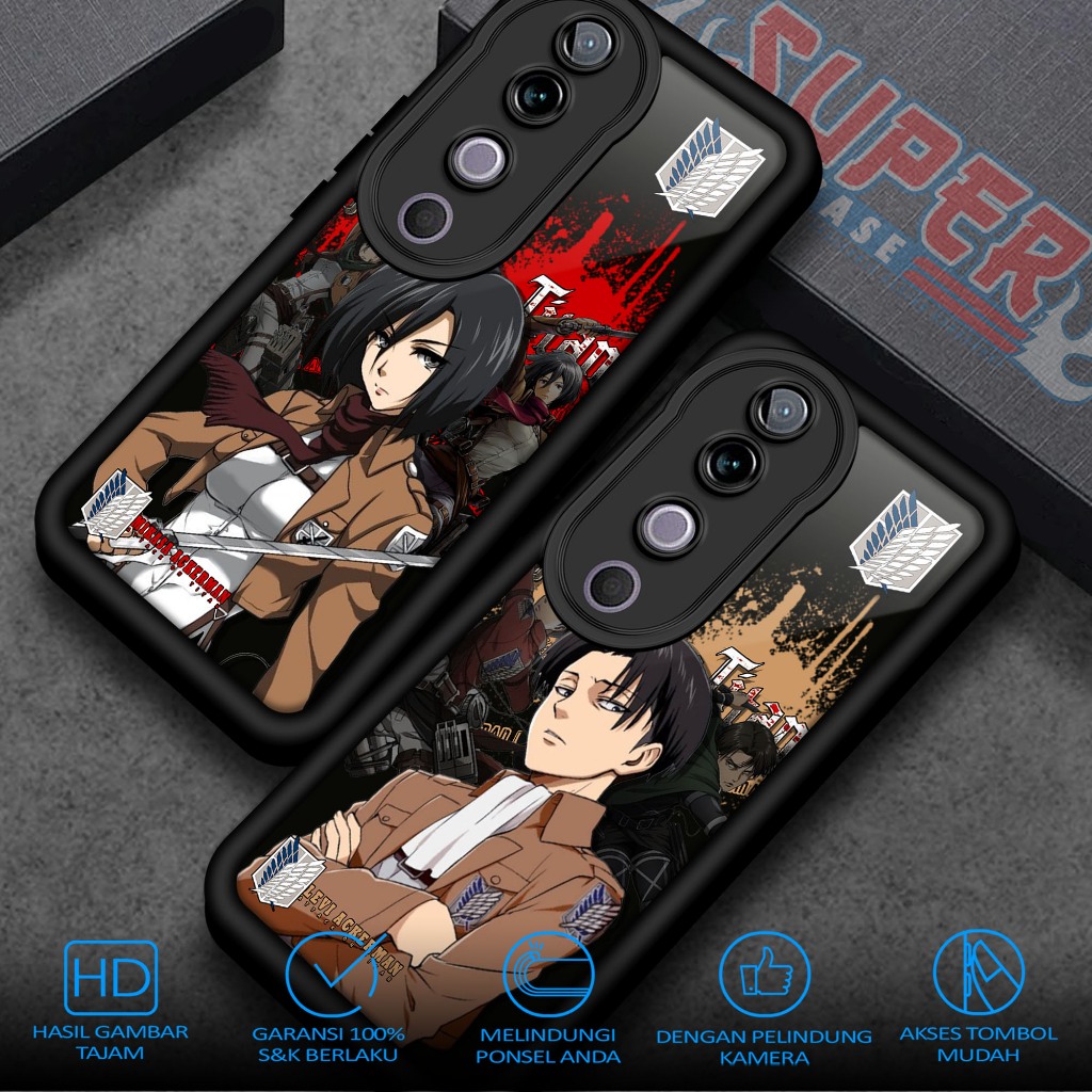 Case Hp VIVO V40 S19 PRO SuperCase Motif [ AOT ] Casing Hp Terbaru Softcase Hardcase glossy kaca Bis