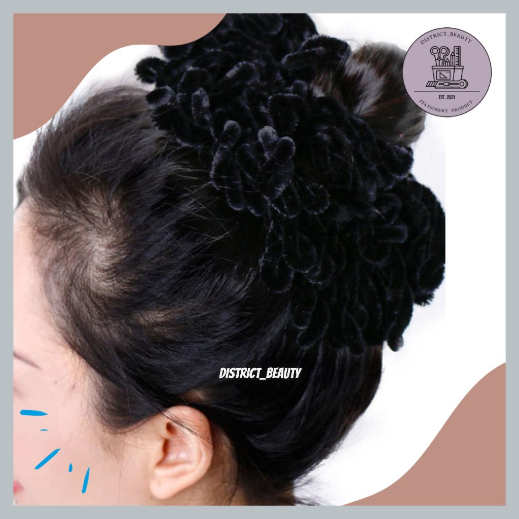 IKAT RAMBUT UBUR UBUR KARET RAMBUT CEPOL HIJAB IKAT RAMBUT CEPOL DONAT SCRUNCHIE KARET RAMBUT IKAT R