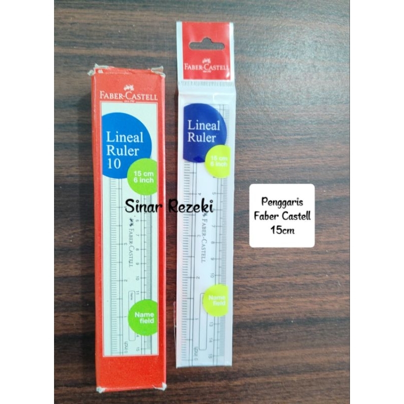 

1 buah!!15cm!!30cm!!Penggaris Faber Castell/penggaris fabercastell/linear ruler FC