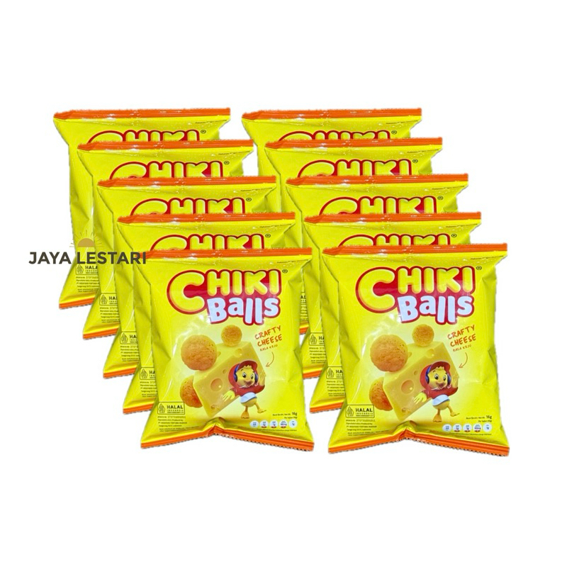 

(Renceng) Chiki Balls Renceng (Isi 10Pcs/Renceng) (10x16g) (3 Varian Rasa)