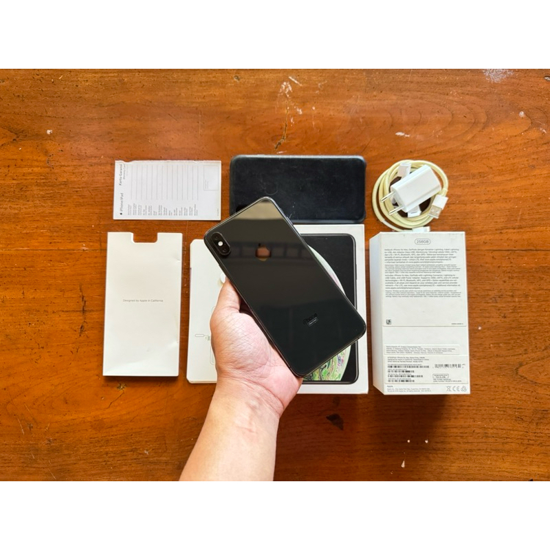 iphone xs max 256gb ibox resmi indo ( real picture )