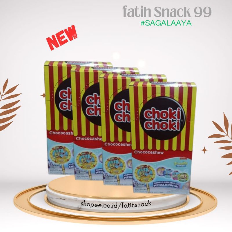 

CHOKI CHOKI PASTA BOK ISI 20 PCS X 9G CHOCOCASHEW