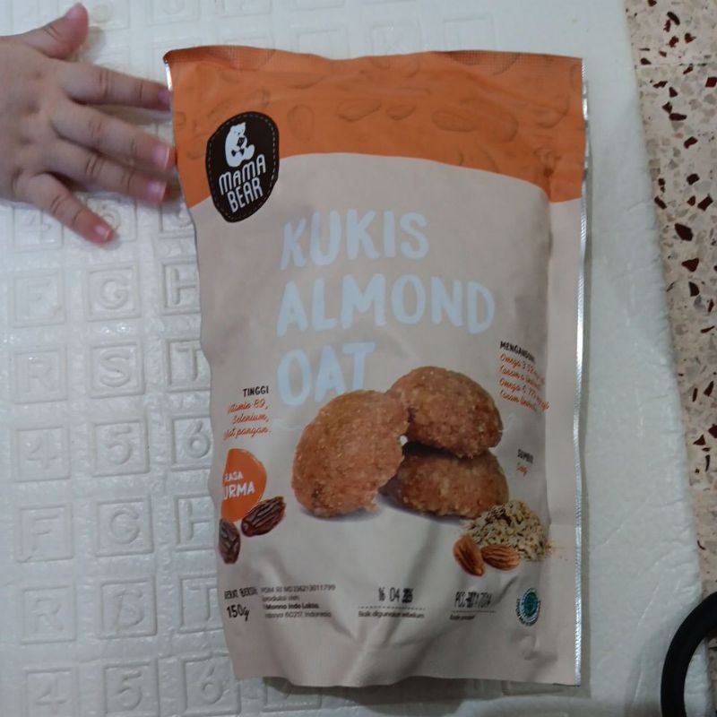 

Mama bear Kukis Almond Oat Rasa Kurma 150gr