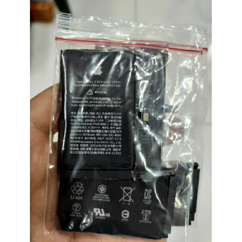 baterai IP xs max cabutan / copotan ibox
