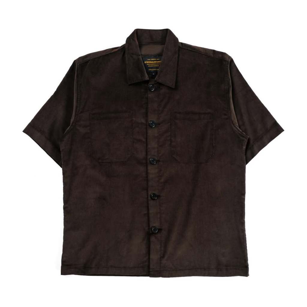 ETERNALWORKS - Corduroy Shirt Rush Basic Brown