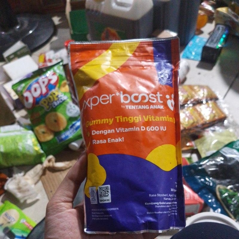 

Xper boost gummy tinggi vit D 120g