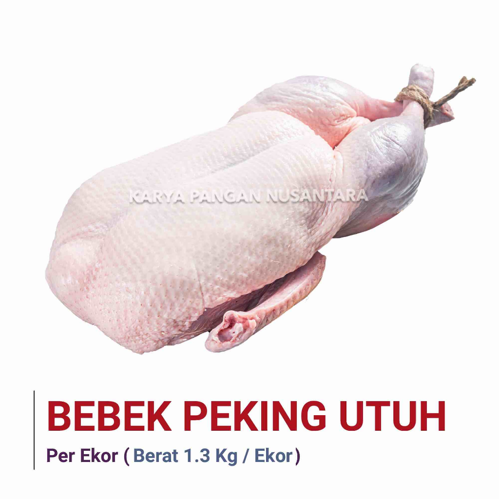 

BEBEK PEKING PREMIUM WHOLE DUCK BEBEK UTUH SEGAR BERSIH PER EKOR