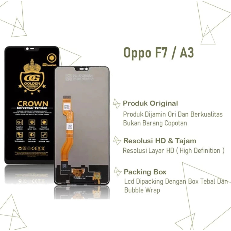 LCD TOUCHSCREEN OPPO F7 golden crown