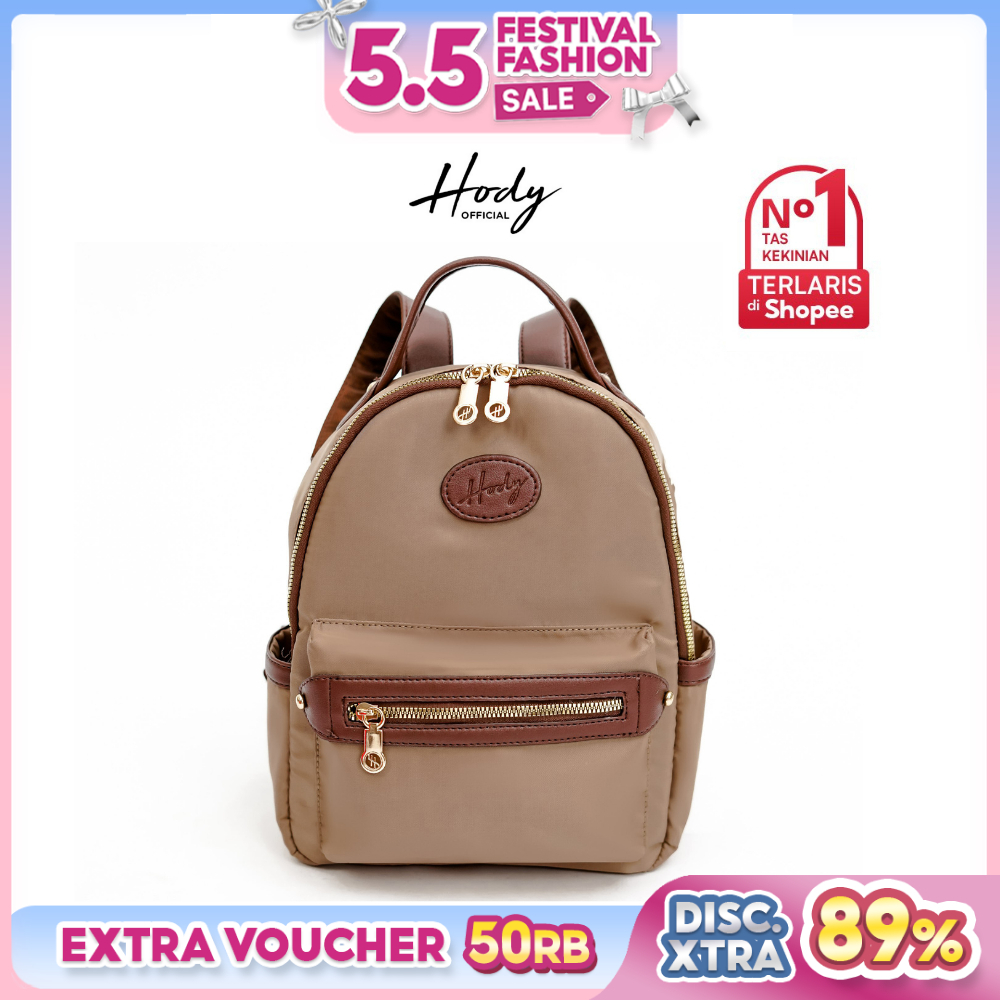Hody - Tas Ransel Wanita Nagita Backpack  Tas Ransel Simple Tas Ransel Wanita Mini