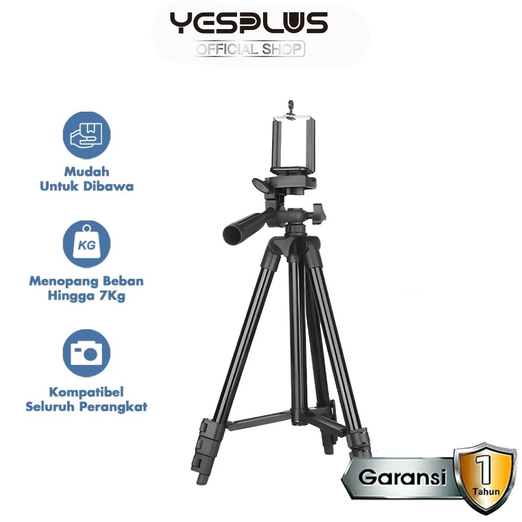 Tripod YESPLUS Tripod 3120 - HP dan Kamera Universal 1M+ Free Holder U