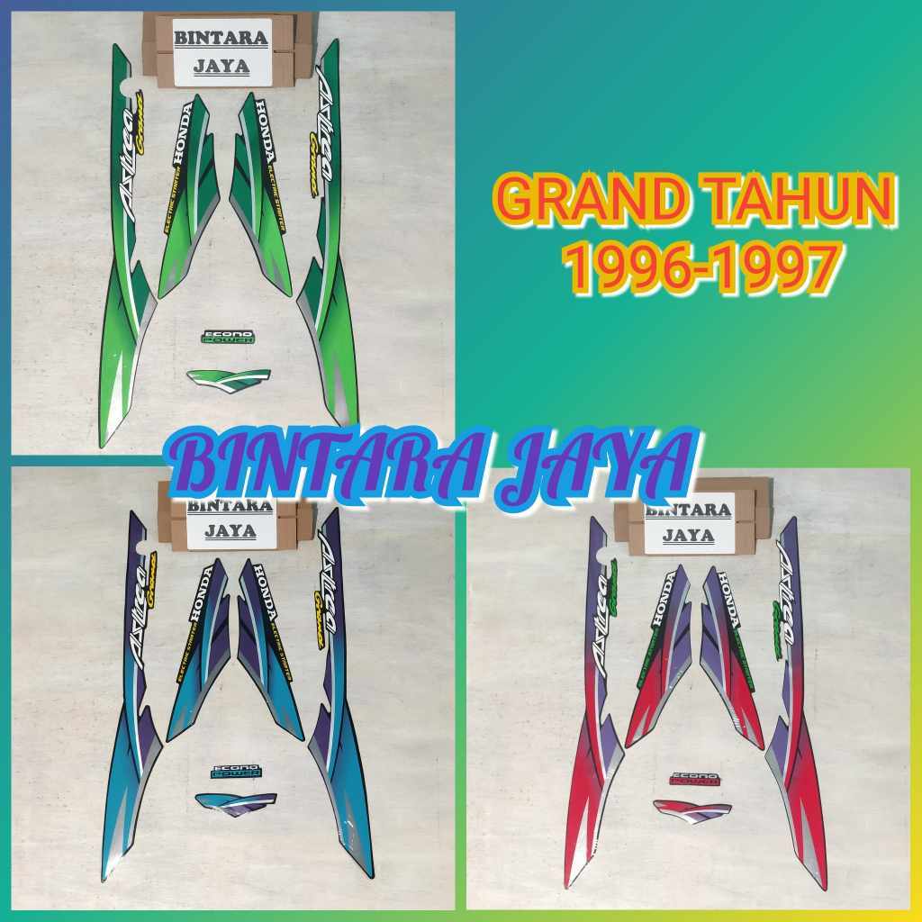 Stiker Lis Striping Honda Astrea Grand Tahun 1996-1997