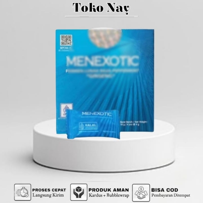 Permen Pria Menxotic|Mense Xotic|Mens Exotic|MeneXotic Original Candy Stamina 1 Kotak Isi 4pcs