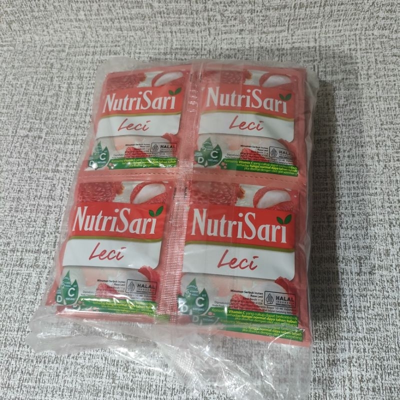 

[1 renceng] 10×11 gr NutriSari Leci Minuman Serbuk Instan Harga Grosir Terlengkap Terbaru Terjangkau Termurah