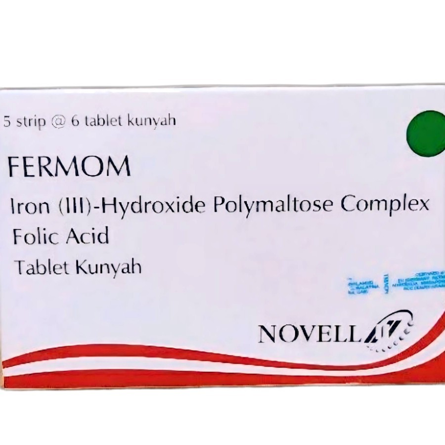 Fermom Box 30 Tablet Kunyah - Penambah Zat Besi