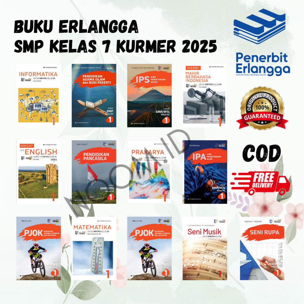 BUKU SMP ERLANGGA KURIKULUM MERDEKA KELAS 7